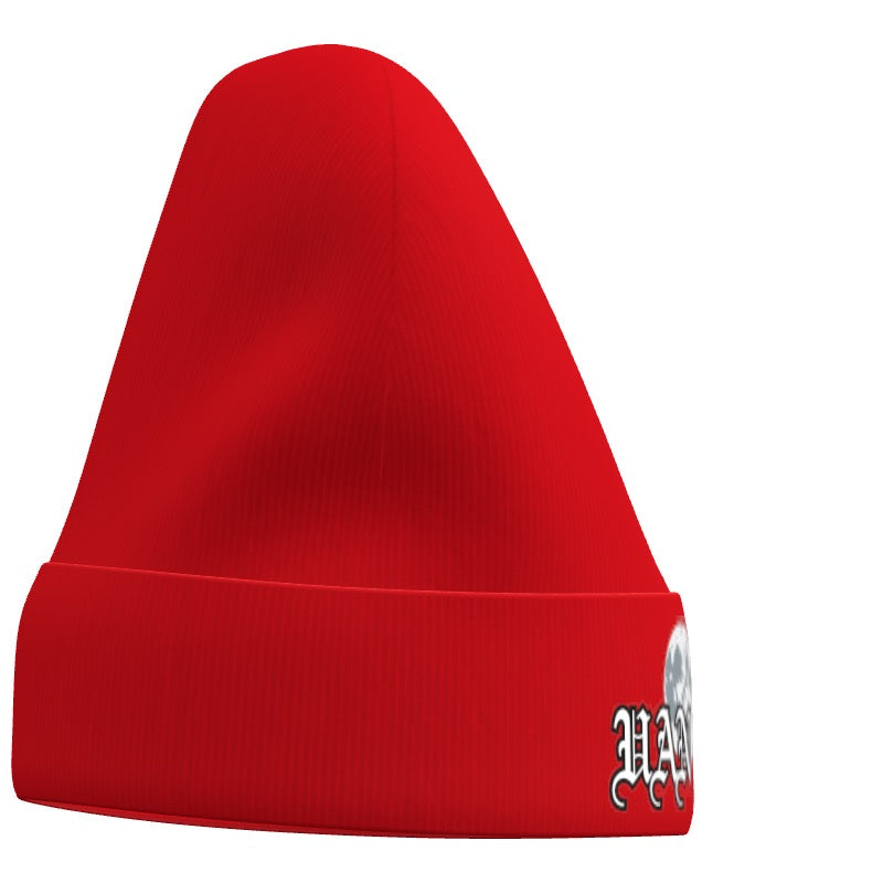 UP ALL NIGHT RED BEANIE