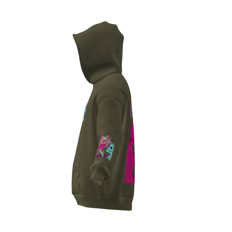 UP ALL NIGHT HOODIE ALIEN/SKELETON