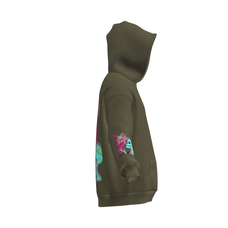 UP ALL NIGHT HOODIE ALIEN/SKELETON