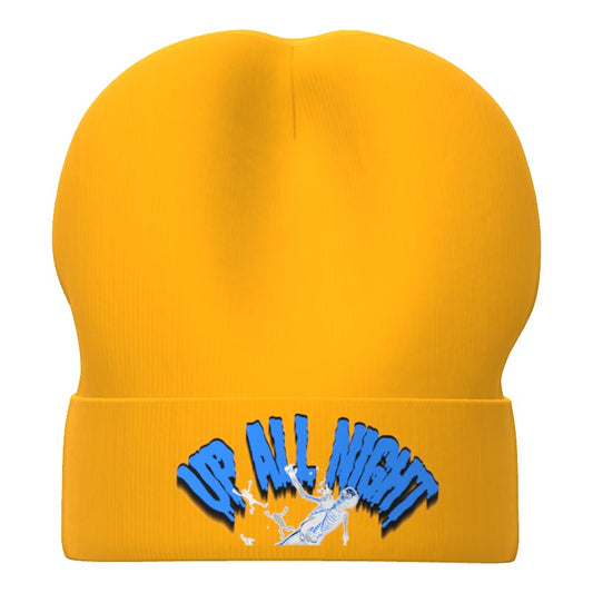 UP ALL NIGHT YELLOW BEANIE