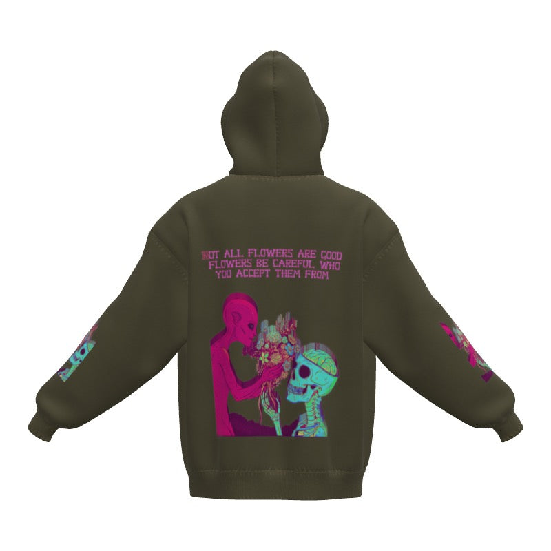 UP ALL NIGHT HOODIE ALIEN/SKELETON